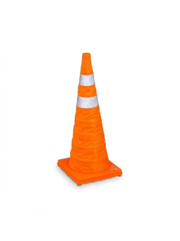 relaxdays 4 x Pylonen in Orange - (B)29 x (H)70 x (T)29 cm