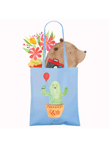 Mr. & Mrs. Panda Schultasche Kaktus Luftballon ohne Spruch in Sky Blue