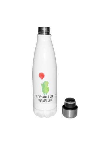 Mr. & Mrs. Panda Trinkflasche Schildkröte Luftballon mit Spruch in Weiß