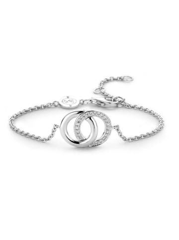 Ti Sento Milano Armband "verschlungene Ringe mit Zirkonia  2790ZI" in Silber