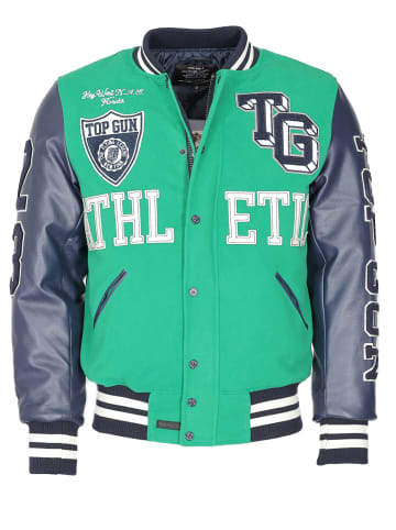 TOP GUN College Jacke TG23001 in grün