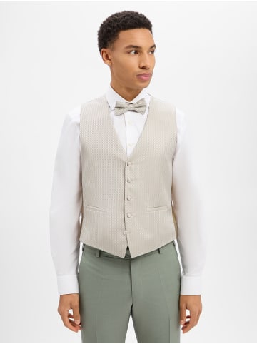 WILVORST Baukasten-Weste in beige lind - 0001