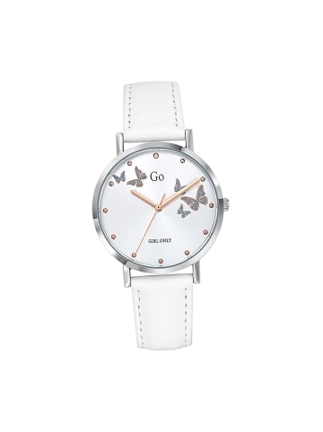 Girl Only Armbanduhr-Analog weiß mittel (ca. 34mm) Girl Only GO