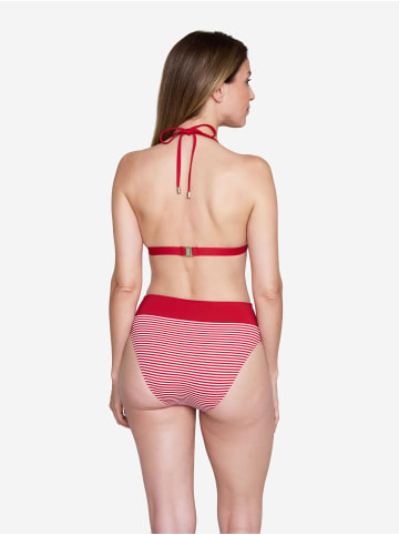 JOOP! Triangel-Bikini-Top Streifen in Gardenia AOP
