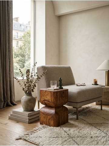 KADIMA DESIGN Beistelltisch WL1.562 Vollholz 30x45x30cm Rustikaler