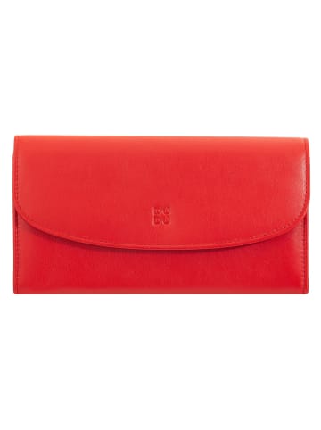 DuDu Gandia Geldbörse RFID Schutz Leder 19 cm in flame red