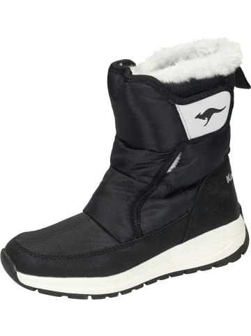 Kangaroos Freizeit Stiefel in jet black/vapor grey