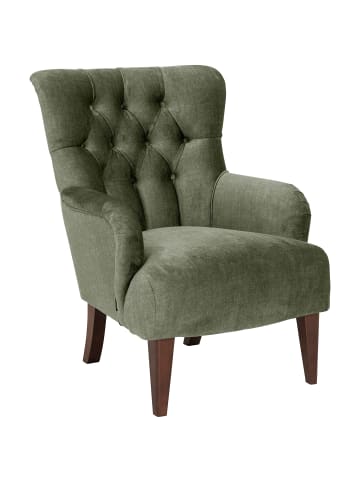 58 aufm Kessel POLSTERSESSEL Kaiya Samtvelours dunkelgrün