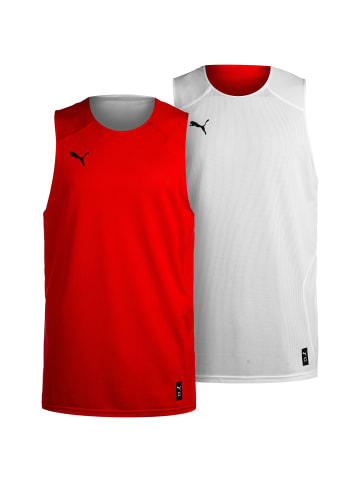 Puma Trainingsshirt Hoops Team in rot / weiß