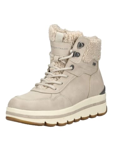 Tom Tailor Stiefelette in Cream