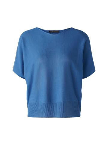 Oui Pullover reine Baumwolle in bright cobalt