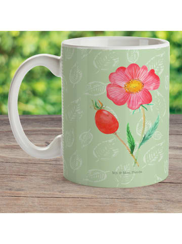 Mr. & Mrs. Panda Plastikbecher Blume HageRundunge ohne Spruch in Blattgrün