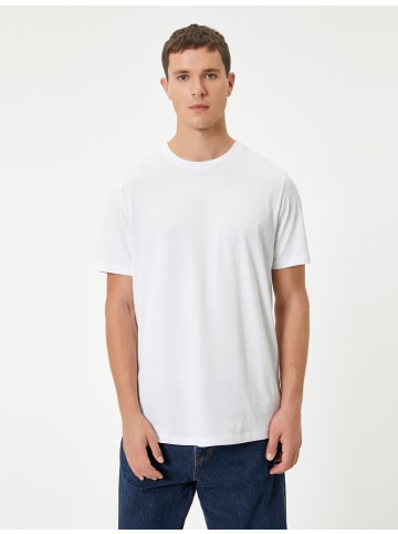 KOTON T-shirt in Weiß