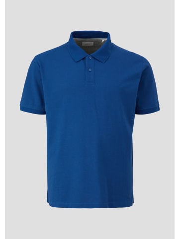 s.Oliver Polo-Shirt kurzarm in Blau