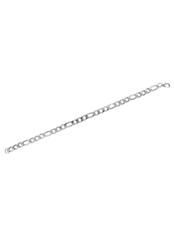 Adeliás Unisex Armband aus Edelstahl 20 cm in silber