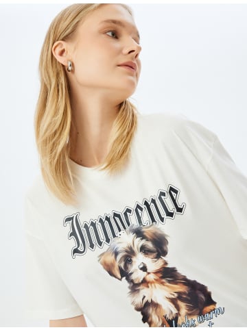 KOTON TSHIRT SS in Ekru