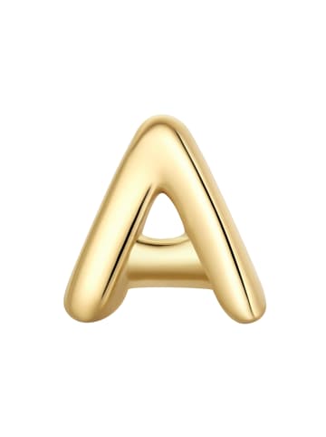 Glanzstücke München Piercing Buchstabe A aus Sterling Silber in gelbgold