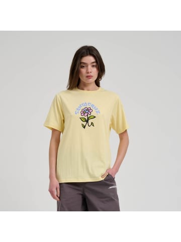 Santa Cruz Shirt "Delfino Flower Front T-Shirt" in Gelb