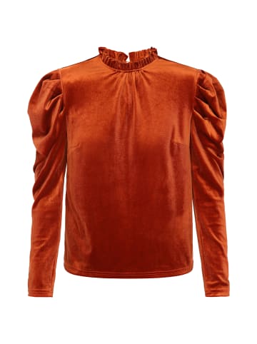 faina Blouse in Chestnut
