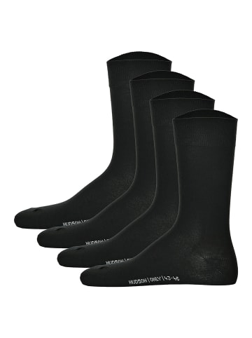 Hudson Socken 4er Pack in Schwarz