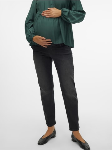 Vero Moda Mom Fit Umstandsjeans in Black Denim
