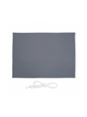 relaxdays Sonnensegel "Rechteck" in Grau - (B)3,5 x (T)4,5 m