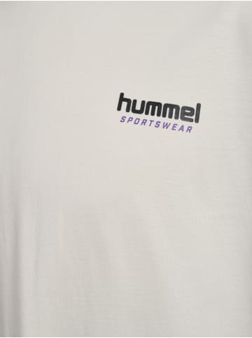 Hummel Hummel T-Shirt Hmlloose Lebensstil Erwachsene in BLANC DE BLANC/ROYAL PURPLE