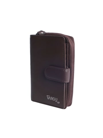 VARGU Echtleder Geldbörse MASIN 1-A mono in brown
