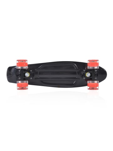 Byox Kinder Skateboard Spice LED in schwarz