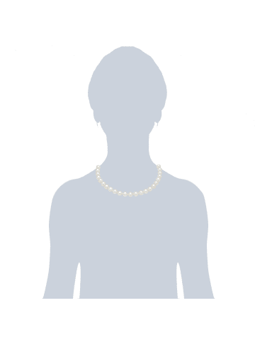Rafaela Donata Perlen-Kette aus Sterling Silber mit Muschelkernperle in weiß