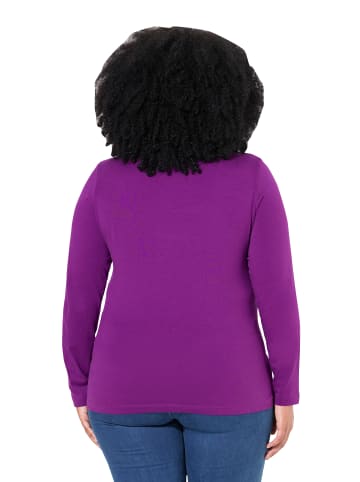 Ulla Popken Shirt in dunkles violett