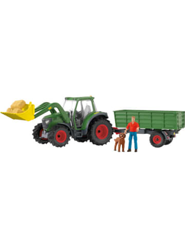 Schleich Spielfigur Farm World Traktor mit Anhänger, ab 3 Jahre