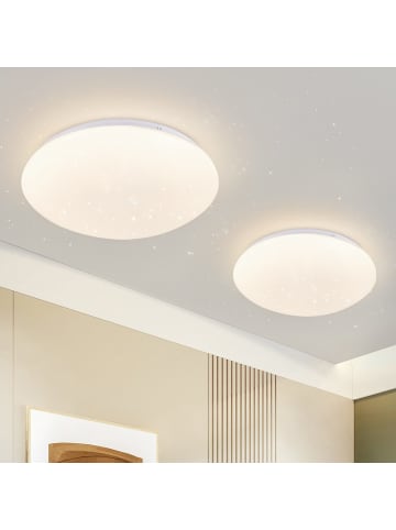 ZMH 2er-Set Deckenleuchte Naturalweiß in Weiß Ø16.5cm