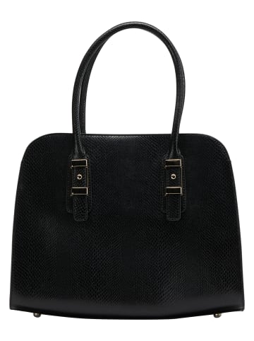 usha BLACK LABEL Henkeltasche in Schwarz