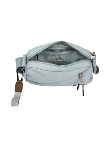 Camel Active AURUM Kameratasche aus strukturiertem Nylongewebe in Hellblau