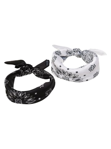 Urban Classics Bandana in black/white