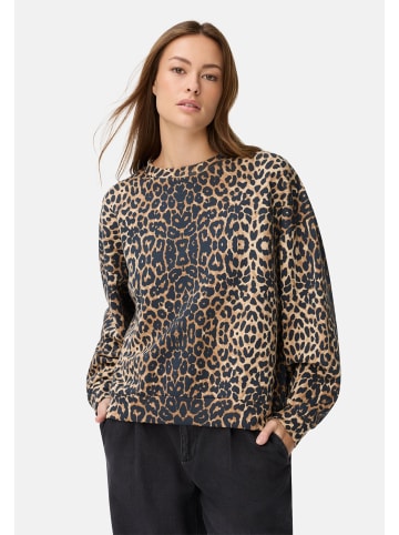 Camel Active Oversized Pullover aus reiner Baumwolle in Leo