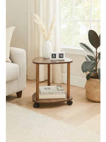 möbel-direkt Rollregal mit 2 Böden Franz in braun