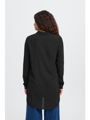 ICHI Hemd langarm IHMAIN Relaxed fit in Black