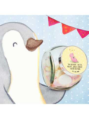 Mr. & Mrs. Panda Bonboniere Schwein Glück mit Spruch in Gelb Pastell