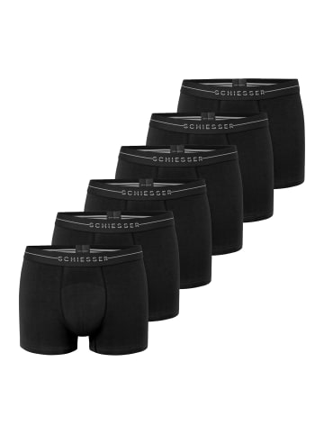 Schiesser Retro Short / Pant Cotton Flex in Schwarz