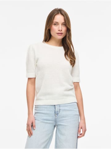 Vila Strickoberteil in White Alyssum