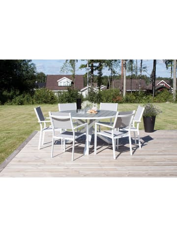 ebuy24 Gartenset Parma Grau 140 x 140 cm