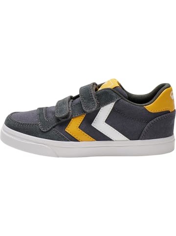 Hummel Hummel Klettverschluss Sneaker Low Stadil Kinder in ASPHALT