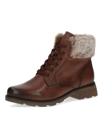 Stiefelette Cognac