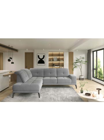 MF Design Neviro Recamiere Links in Stone -  (L) 200 x (B) 275 x (H) 98 cm