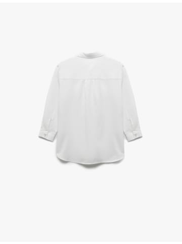 KOTON SHIRTS LS in Weiß