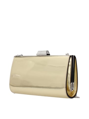 Jimmy Choo Gold Leder Clutch Tasche