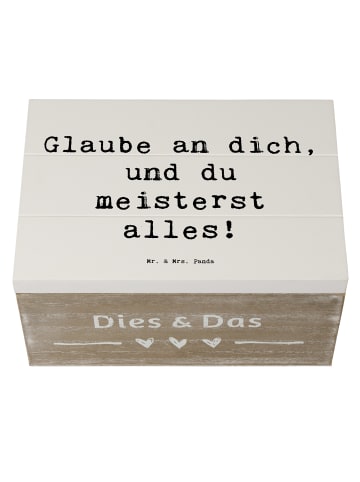 Mr. & Mrs. Panda Box Spruch Stolpersteine im Alltag meistern mit... in Weiß
