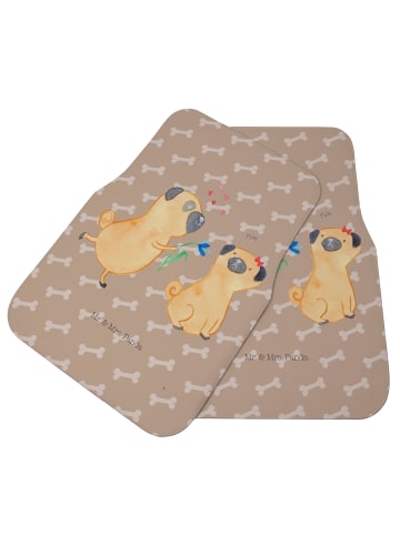 Mr. & Mrs. Panda Automatte Mops Verliebt ohne Spruch in Hundeglück